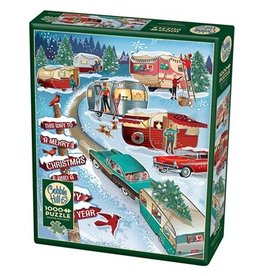 Cobble Hill Christmas Campers 1000 pc