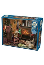 Cobble Hill Kittens by the Stove 500 pc