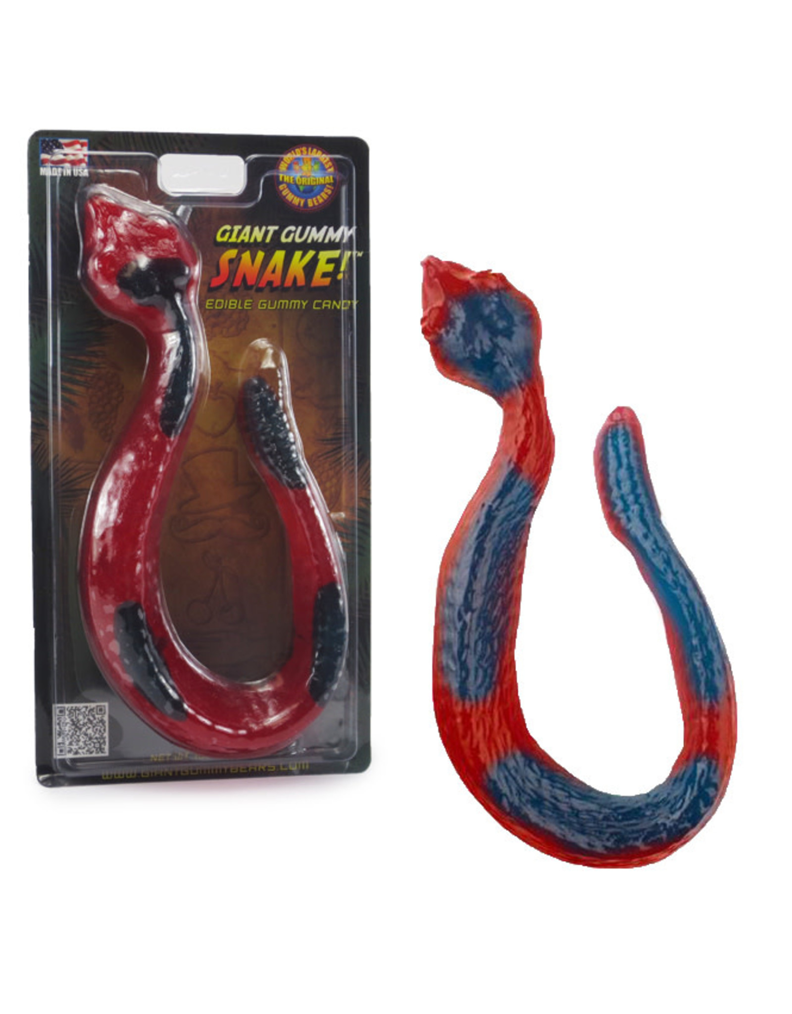 Giant Gummy Rattlesnake Assorted