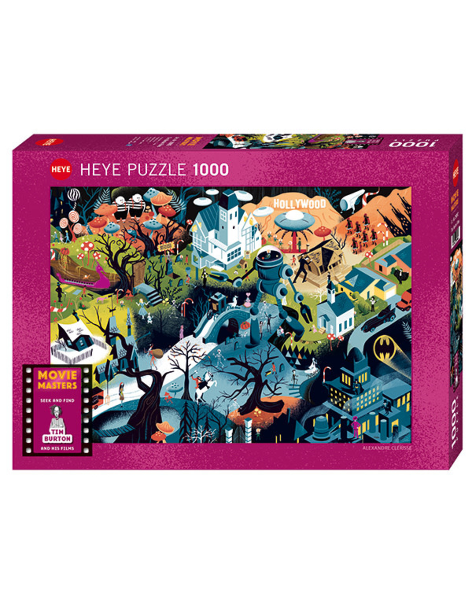 Heye Movie Masters - Tim Burton Films 1000pc