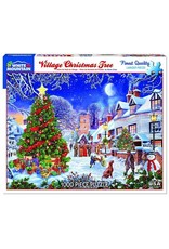 White Mountain Puzzles Village Christmas Tree 1000pc