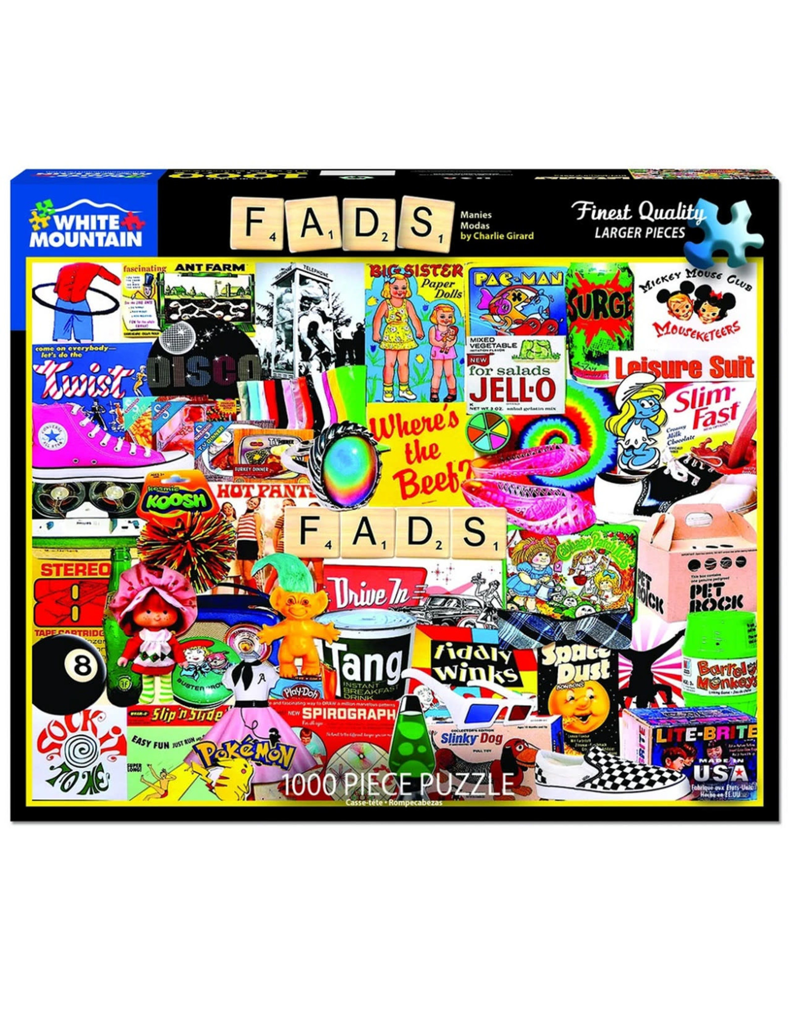 White Mountain Puzzles Fads 1000pc