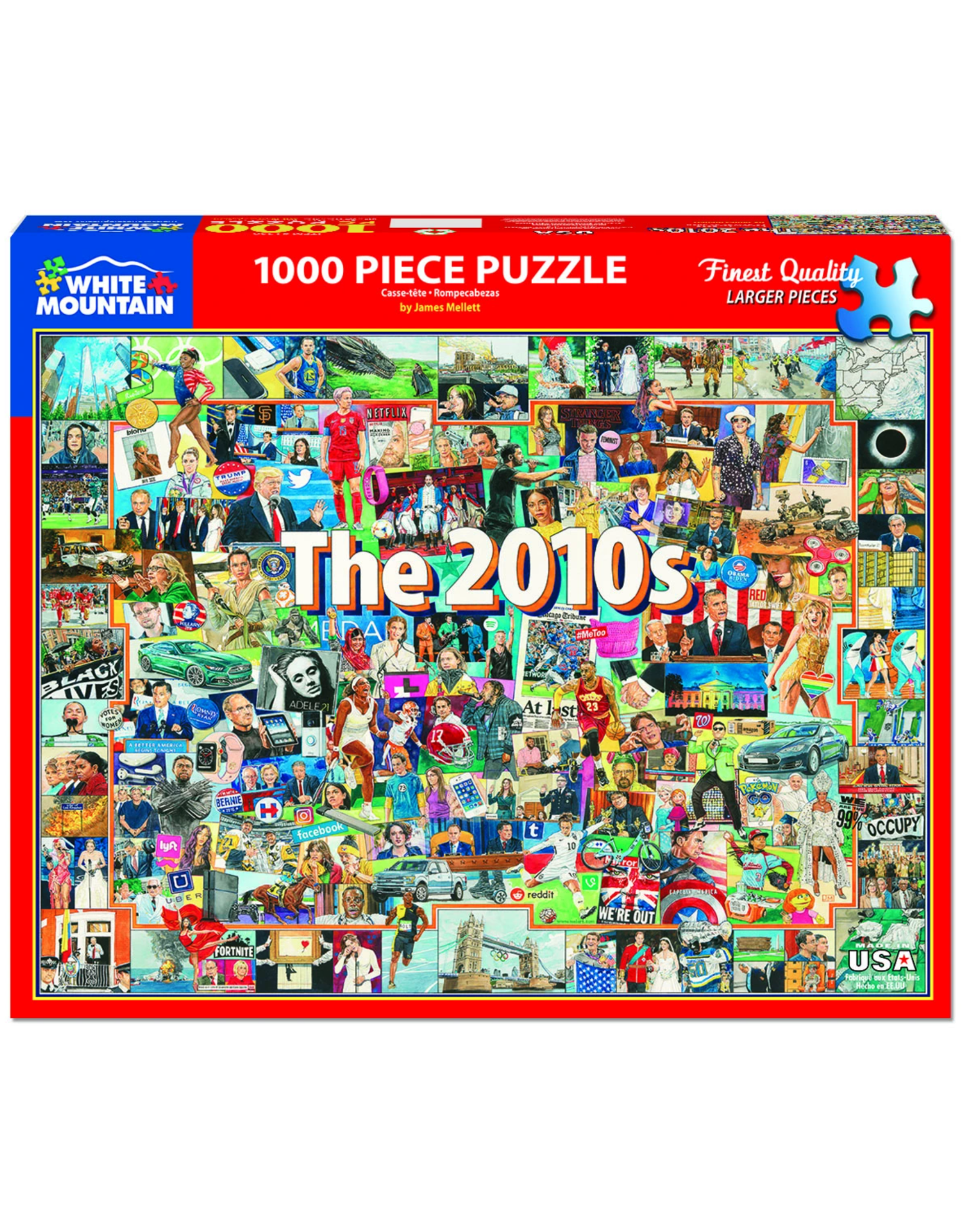 White Mountain Puzzles The 2010s 1000pc
