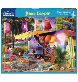 White Mountain Puzzles Beach Camper 1000pc