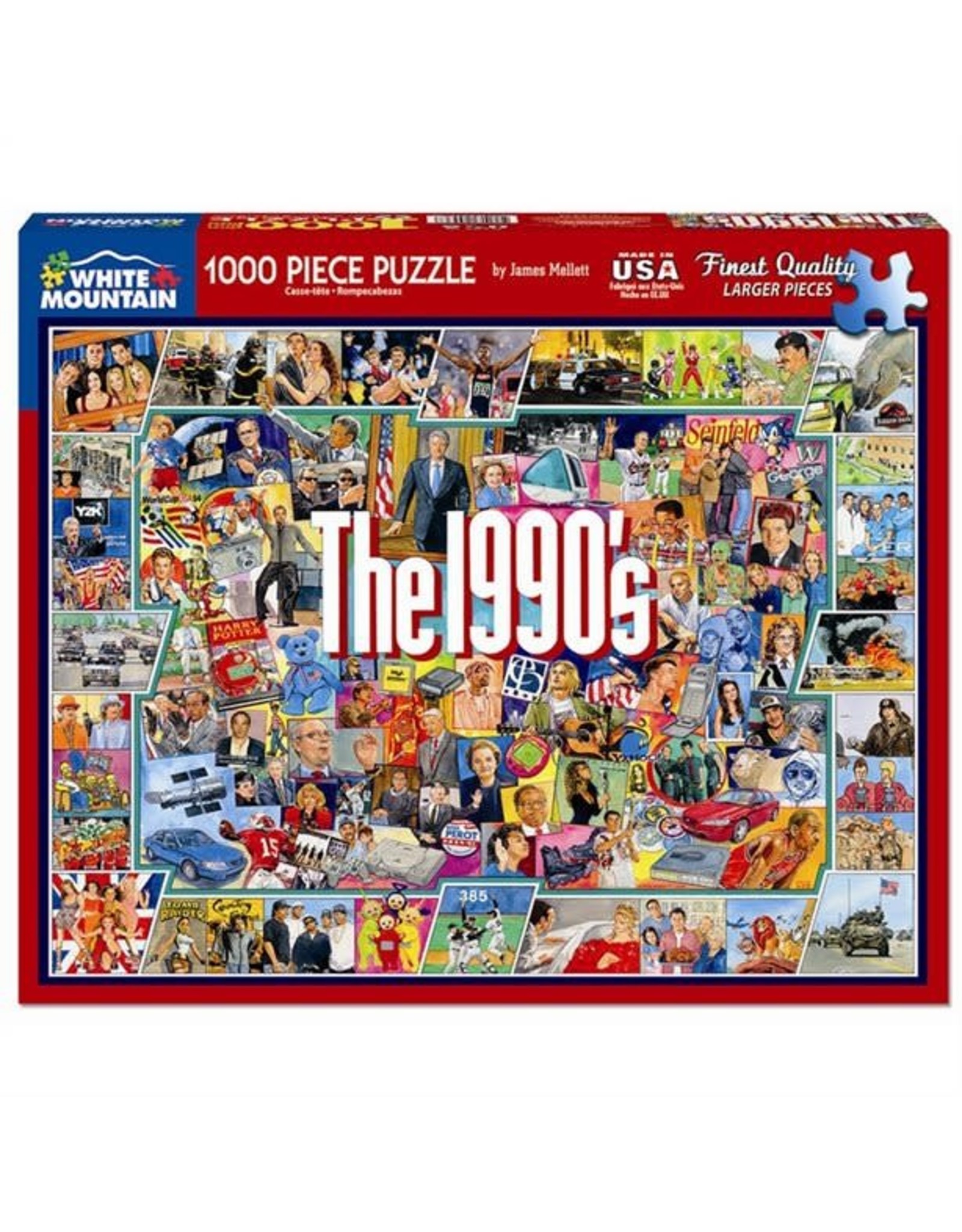 White Mountain Puzzles The Nineties 1000 pc
