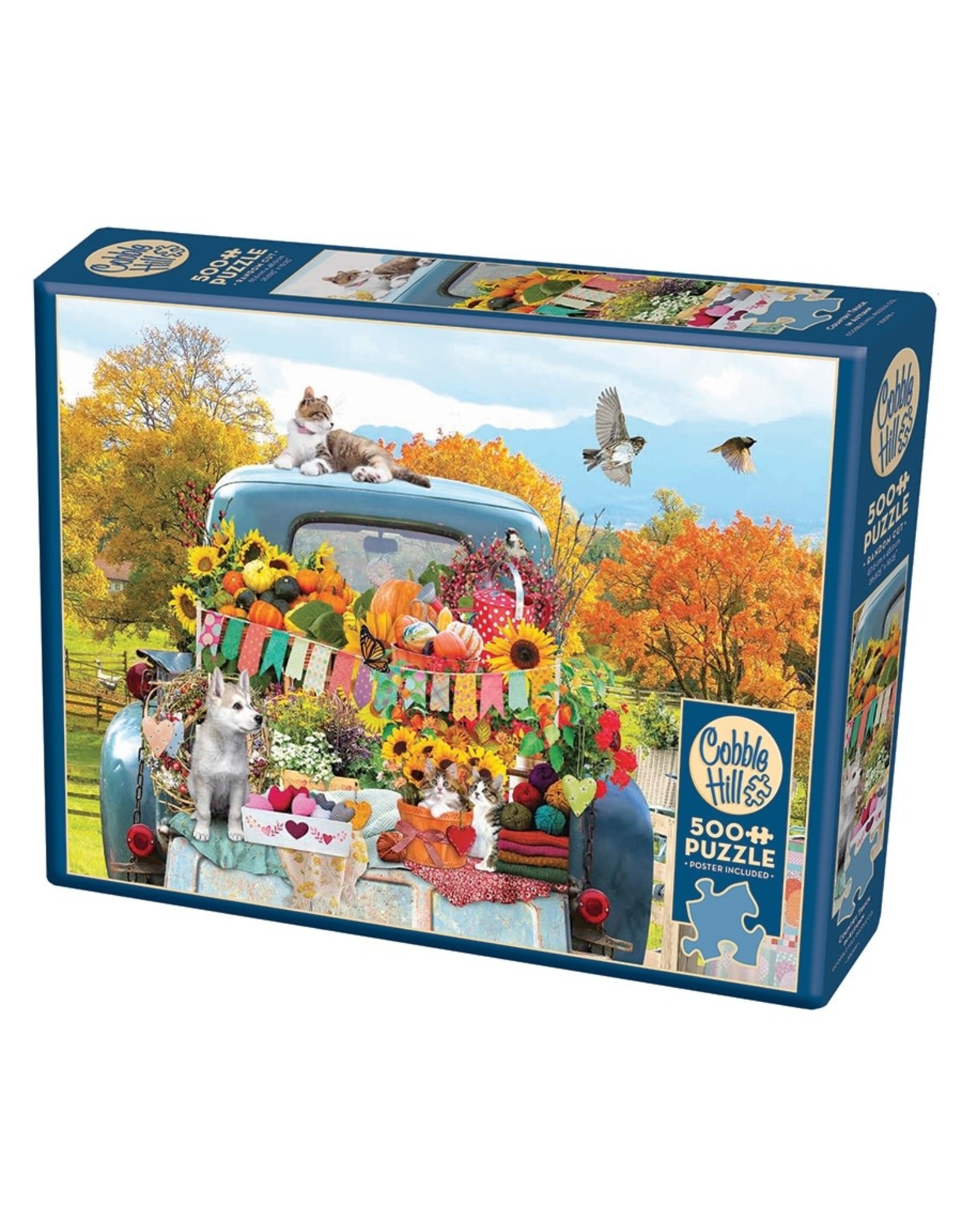 Cobble Hill Country Truck in Autumn 500 pc