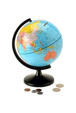 Save the World Coin Bank Globe
