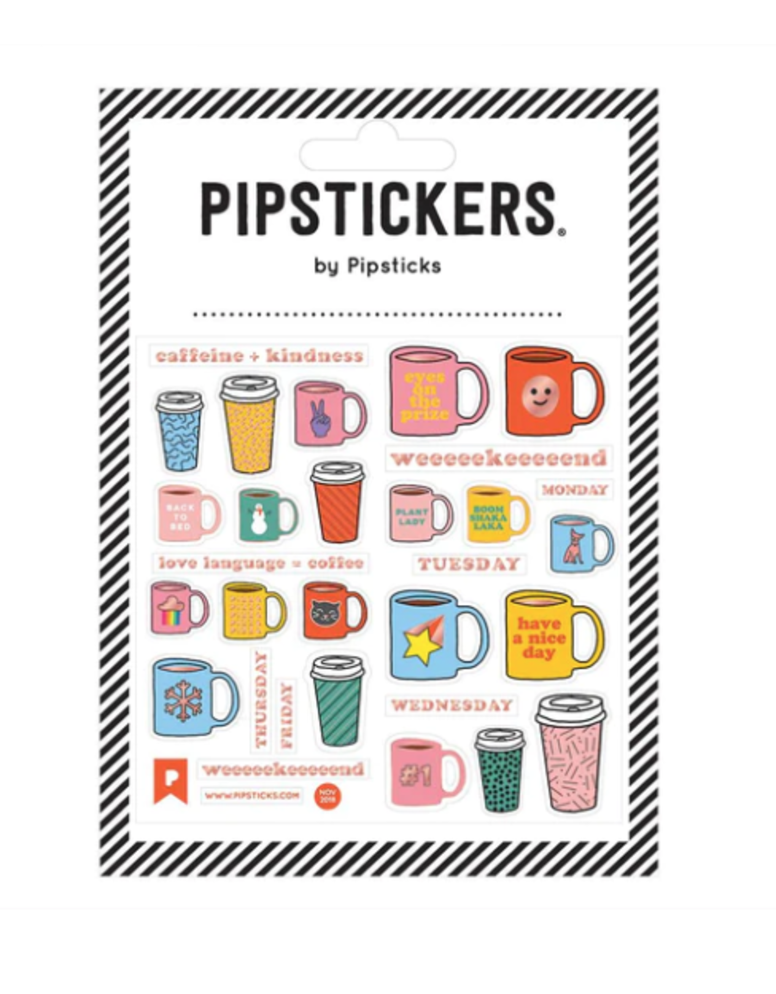 Pipsticks Daily Coffee Stickers
