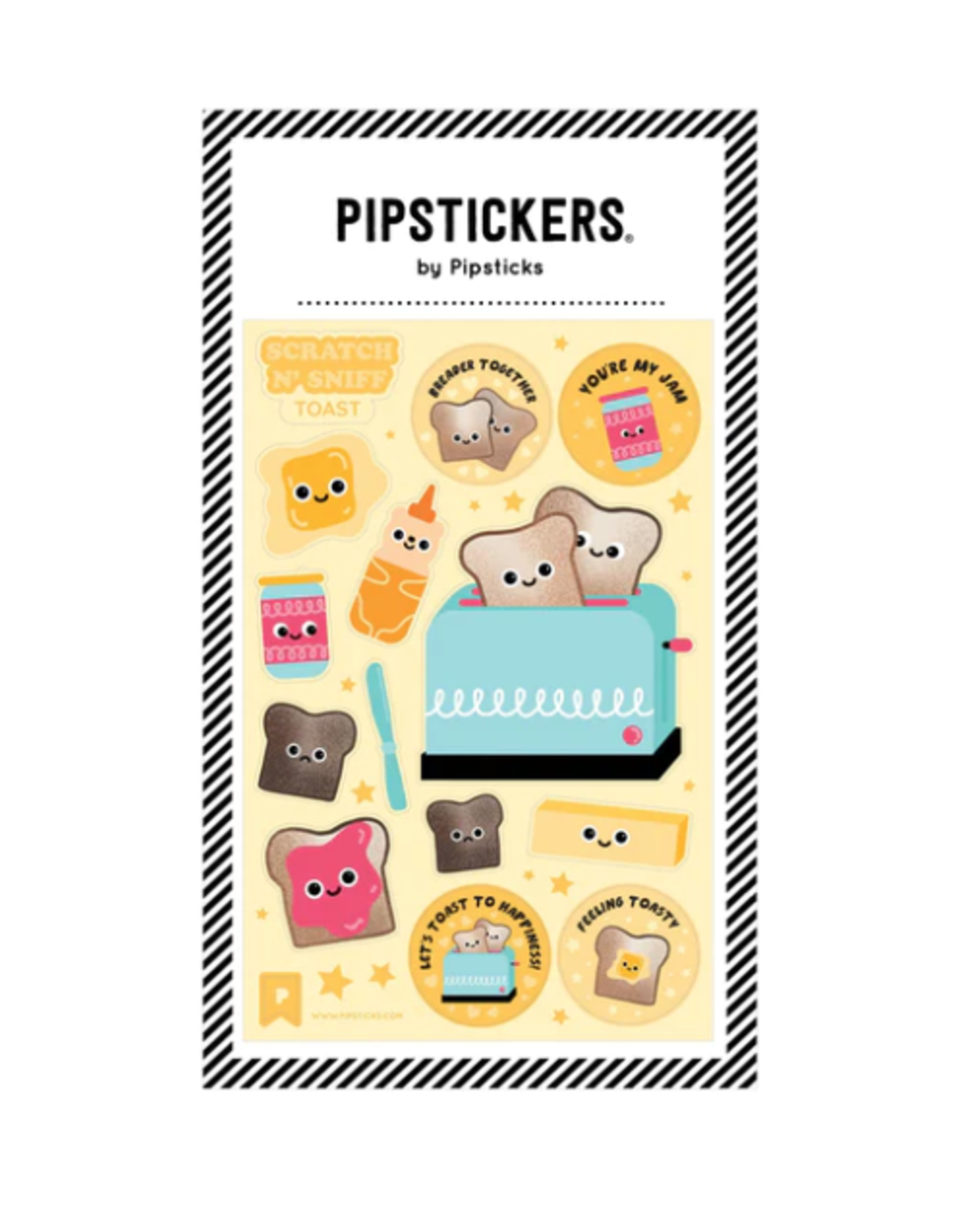 Pipsticks Toast to Happiness Scratch 'n Sniff Stickers