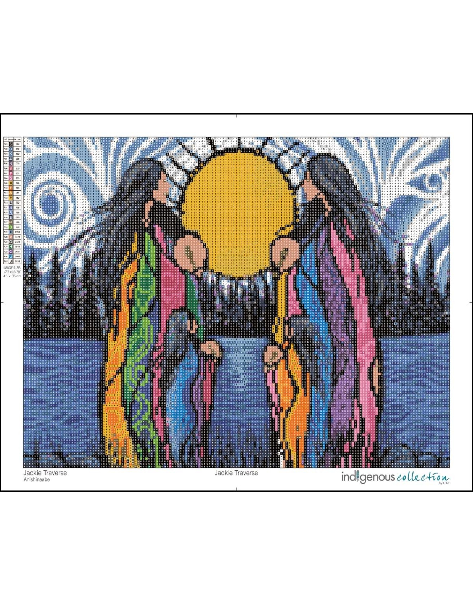 Indigenous Collection Mother Daughter Water Song Diamond Art