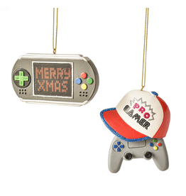 Ganz Gaming Ornaments - Pro Gamer Assorted
