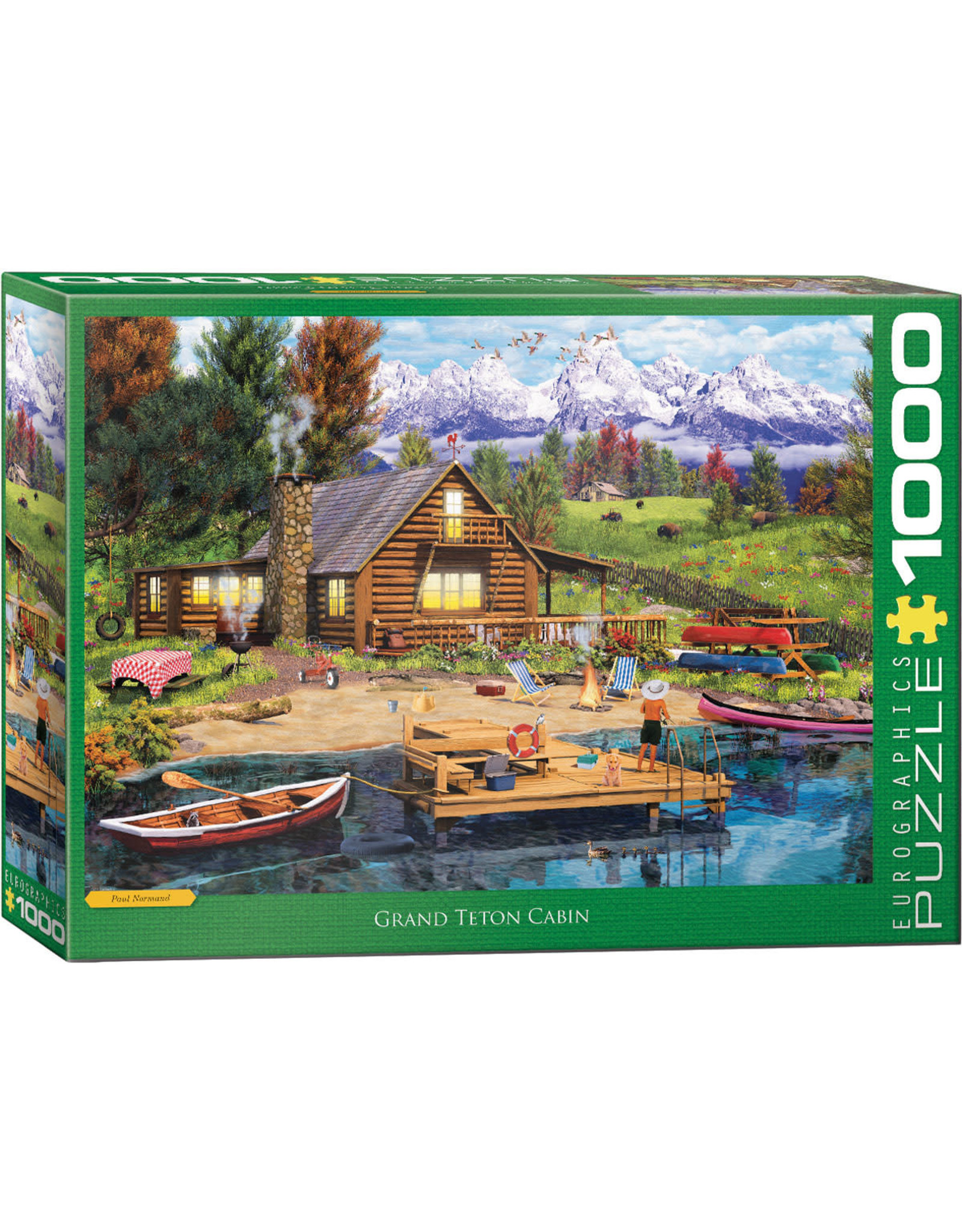 Eurographics Grand Teton Cabin 1000pc