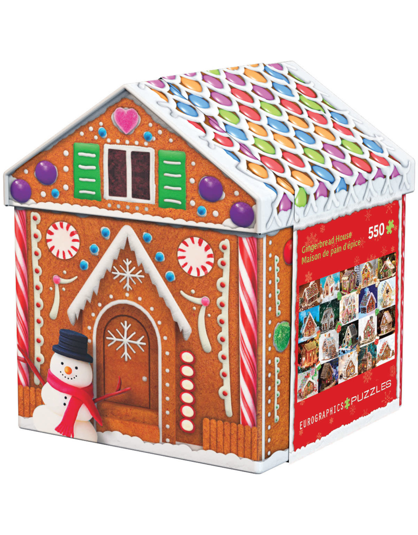Eurographics Gingerbread House Puzzle Tin