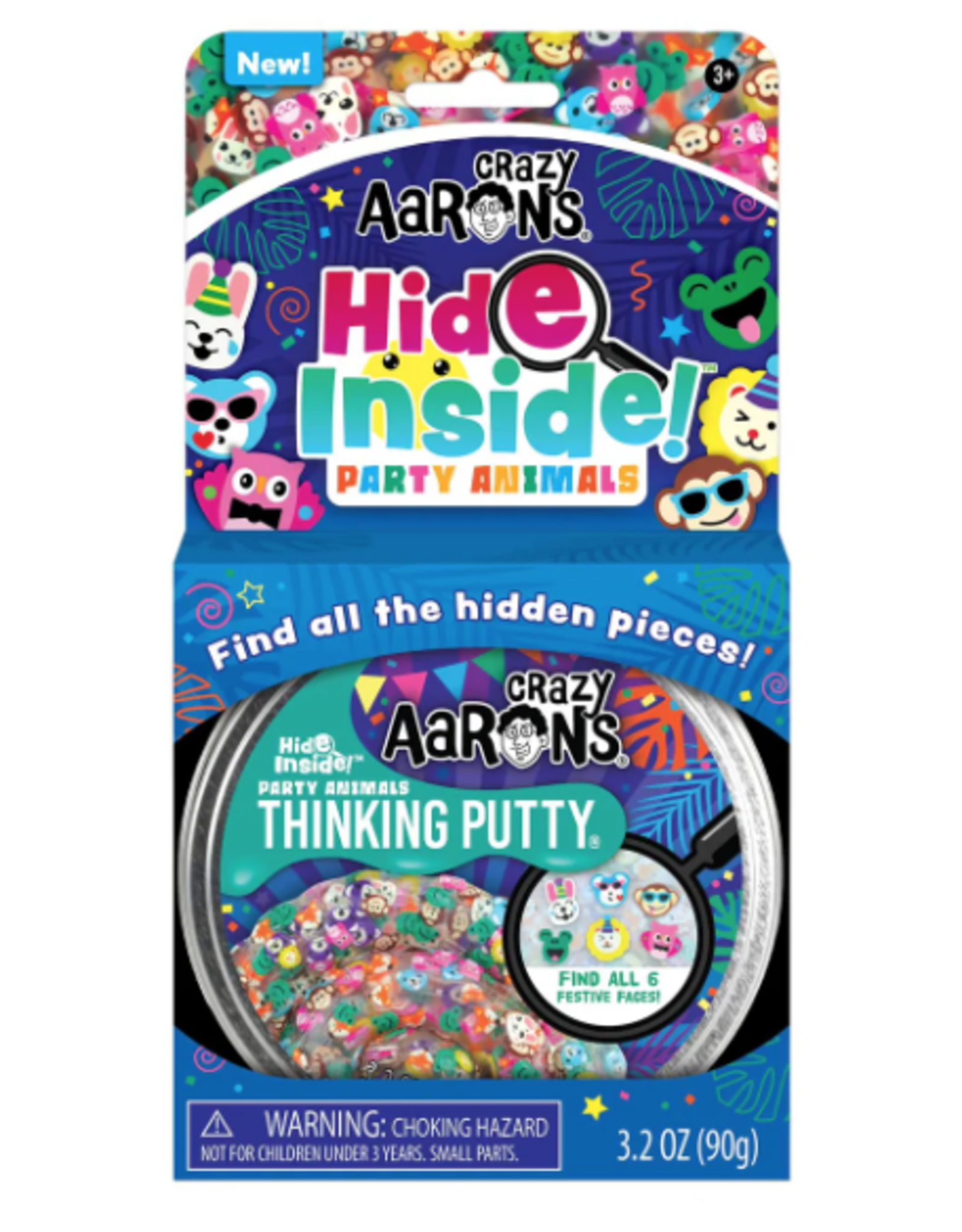 Crazy Aaron's Crazy Aaron's 4" Tin Hide Inside - Party Animal
