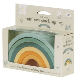 Silicone Rainbow Stacking Toy: Sage - CLEARANCE