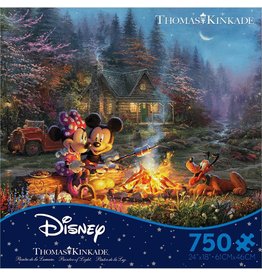 Ceaco Mickey and Minnie Sweetheart Fire 750pc