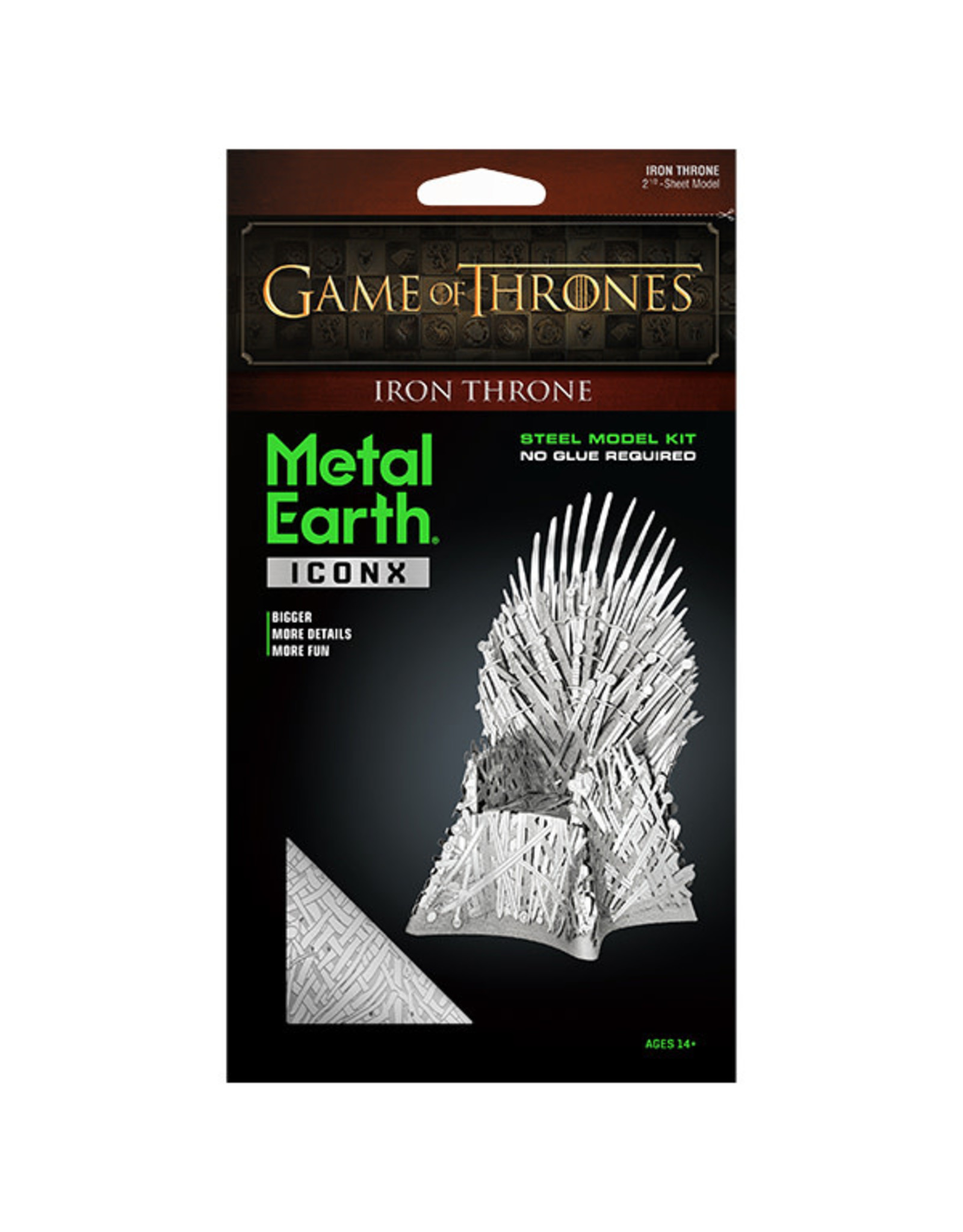 Metal Earth Iconx Game of Thrones - The Iron Throne