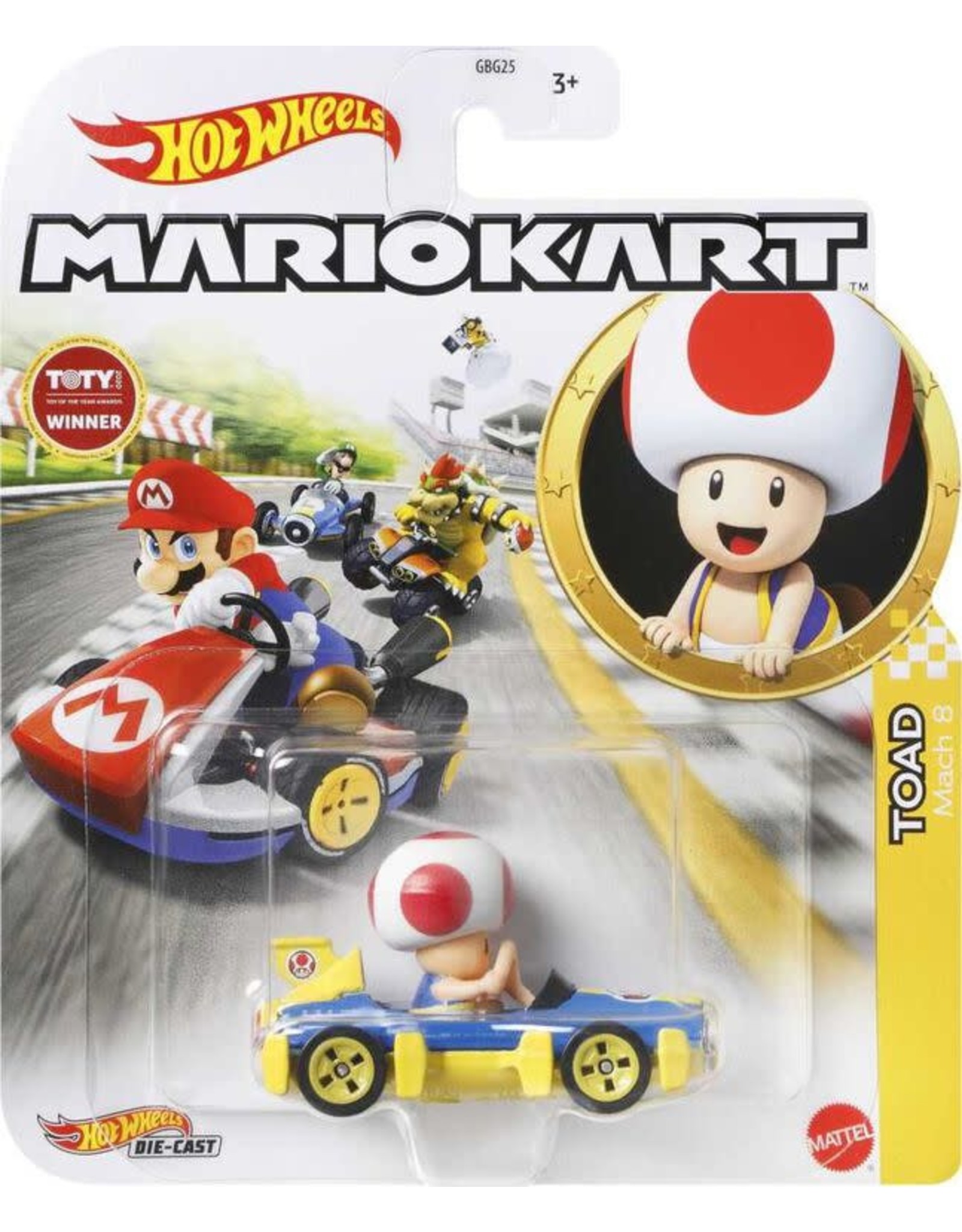 Hot Wheels Hot Wheels - Mario Kart: Toad Mach 8