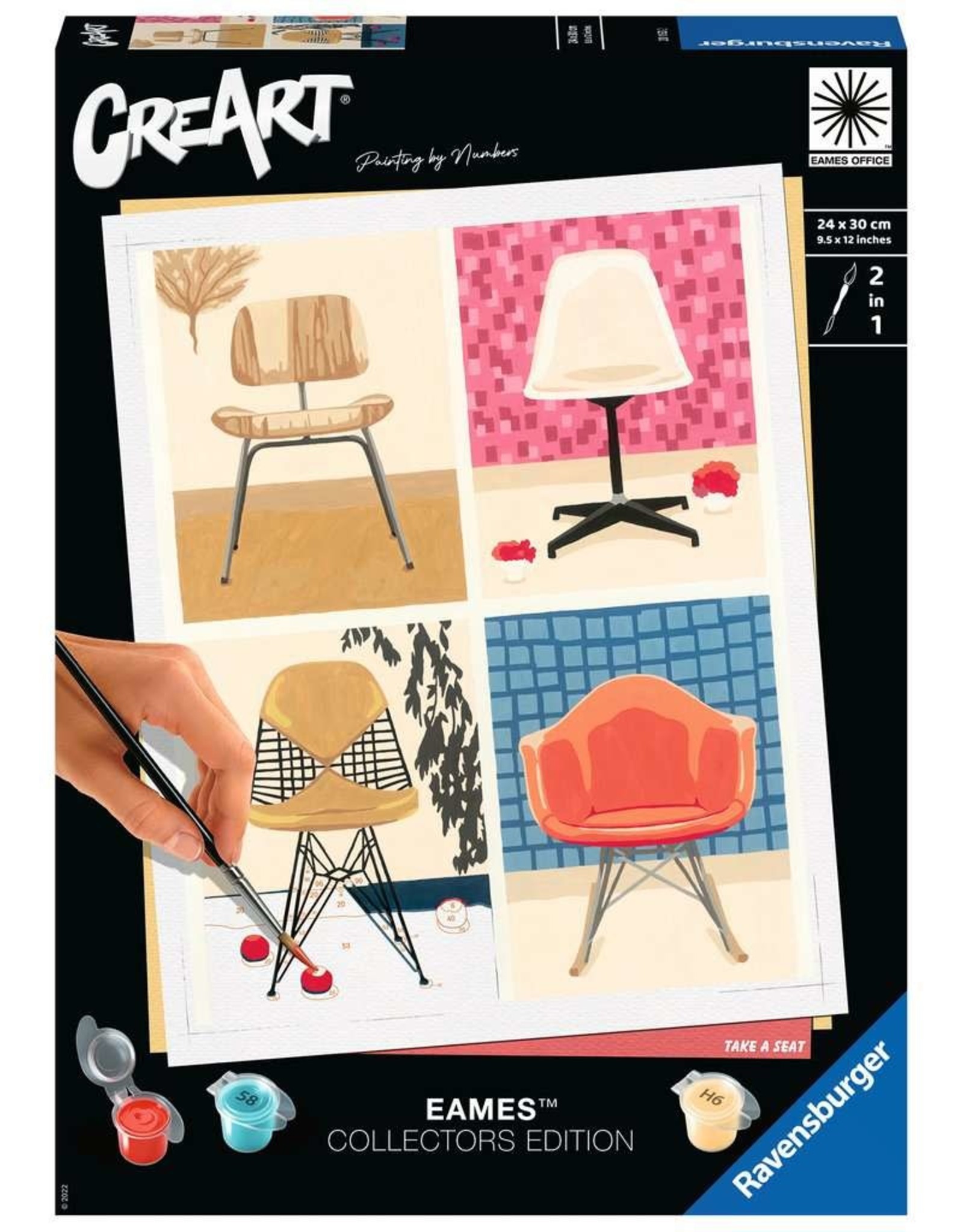 Paint By Number - EAMES: Take a Seat - Tumbleweed Toys