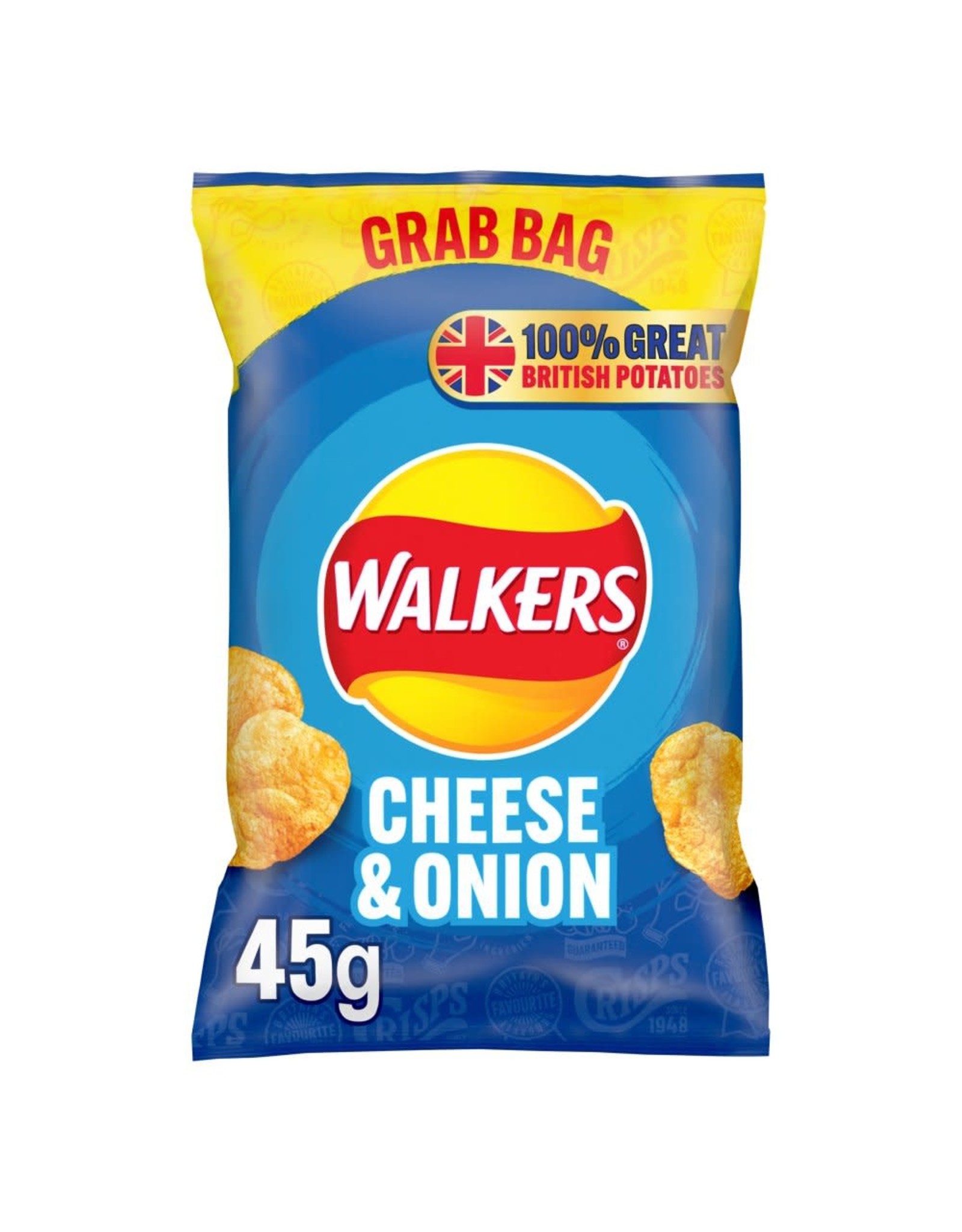 Walkers Walkers Cheese & Onion 45g (British) CLEARANCE