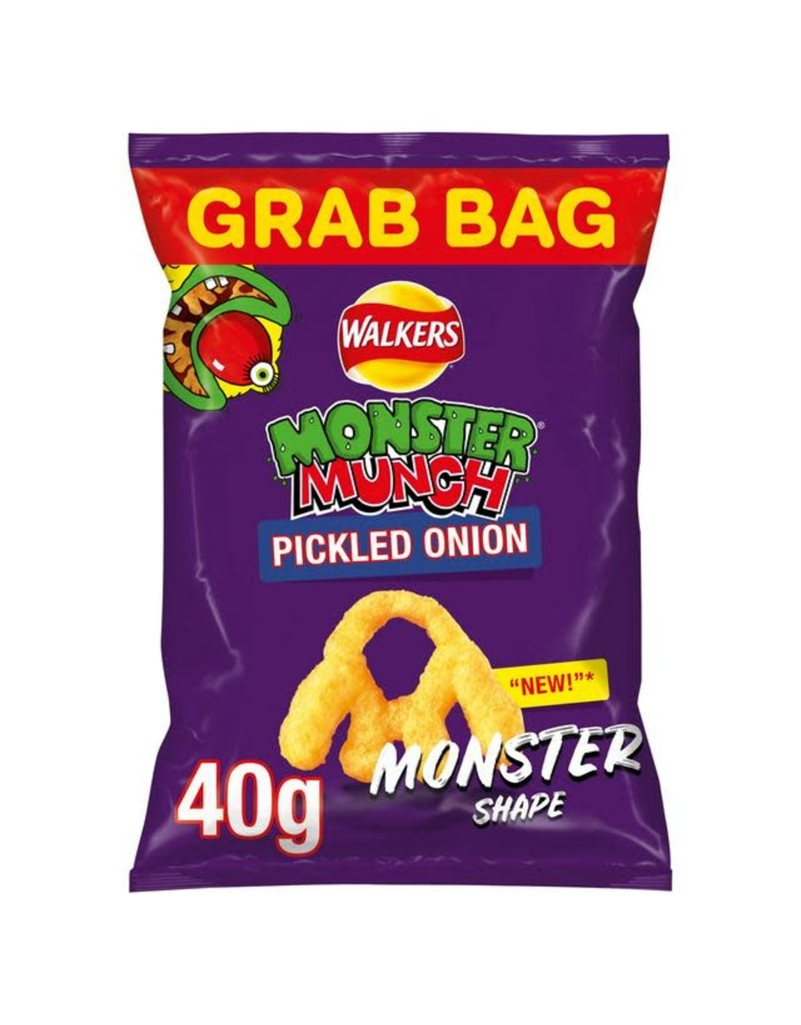 Walkers Walkers Monster Munch Pickled Onion 40g (British)