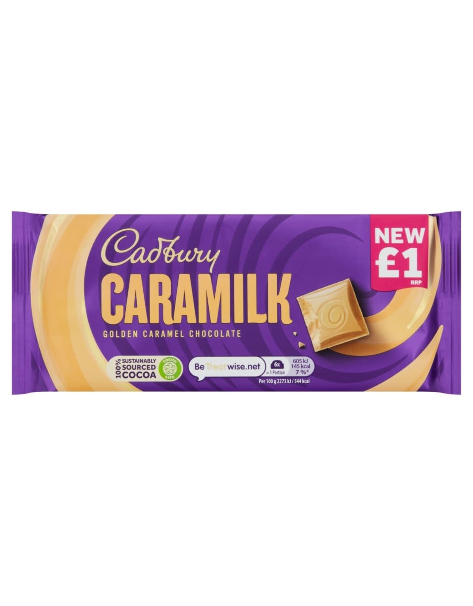 Cadbury Cadbury Caramilk Golden Caramel Chocolate Bar (British)