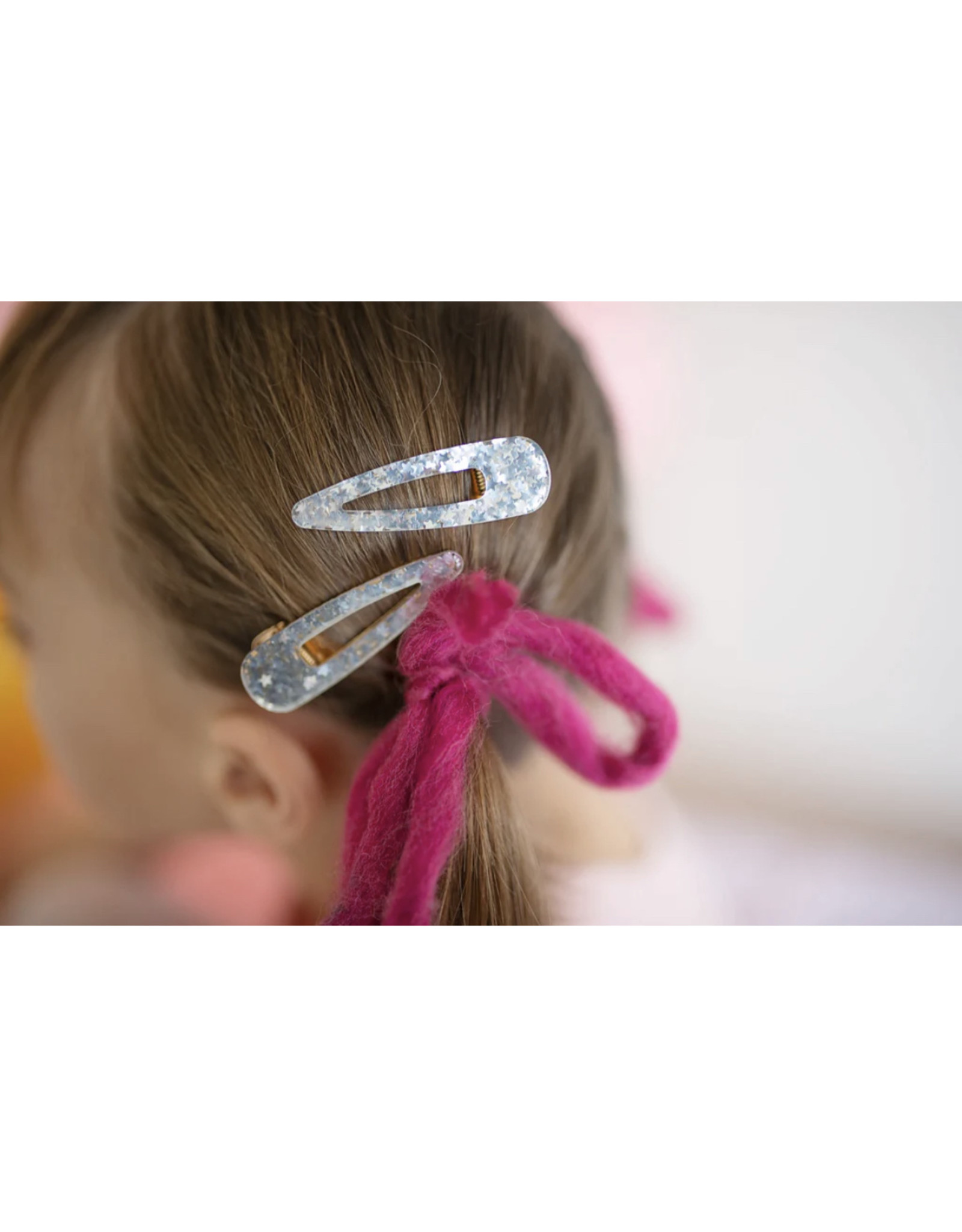Great Pretenders Boutique Gel Sparkle Hair Clips 2pc