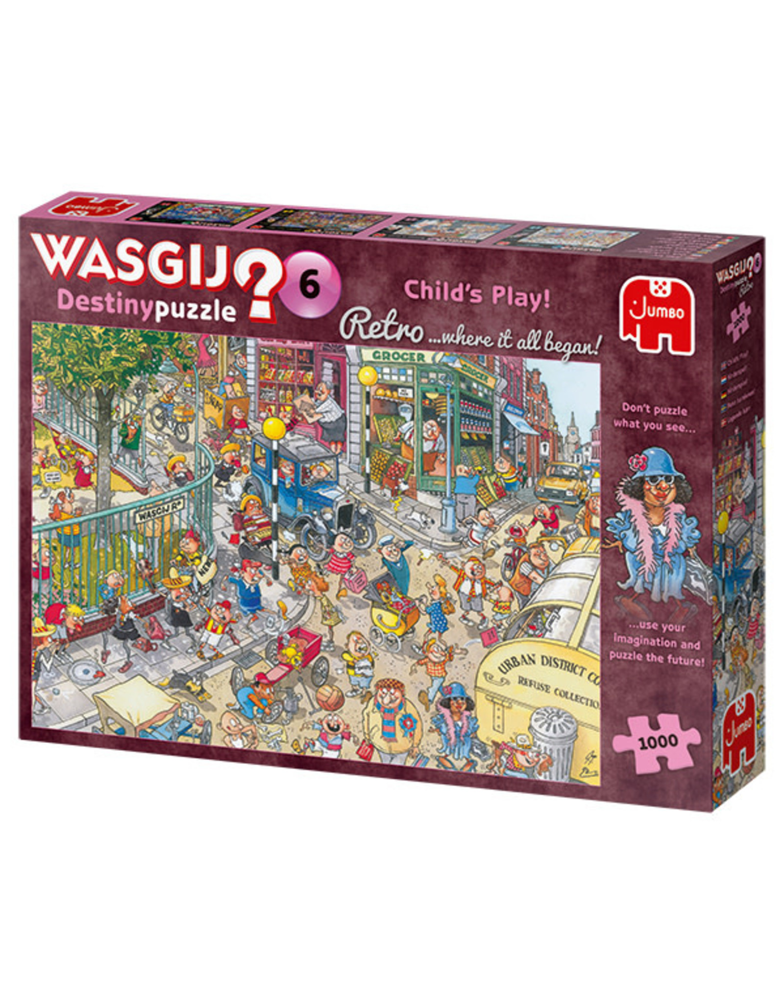 Jumbo Wasgij Retro Destiny #6 - Child's Play! 1000pc