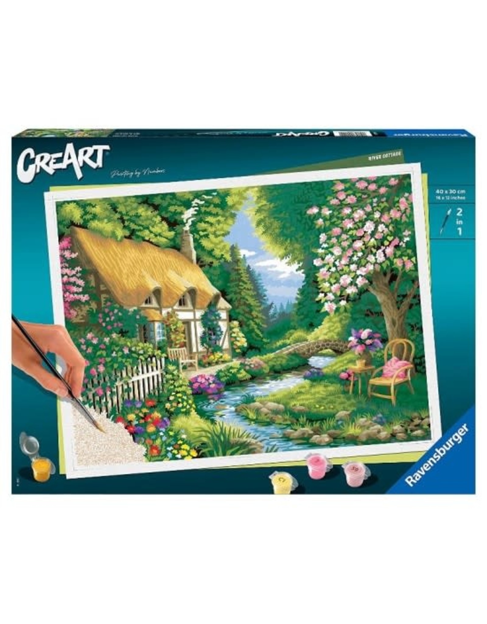 Ravensburger CreArt Paint by Number - River Cottage