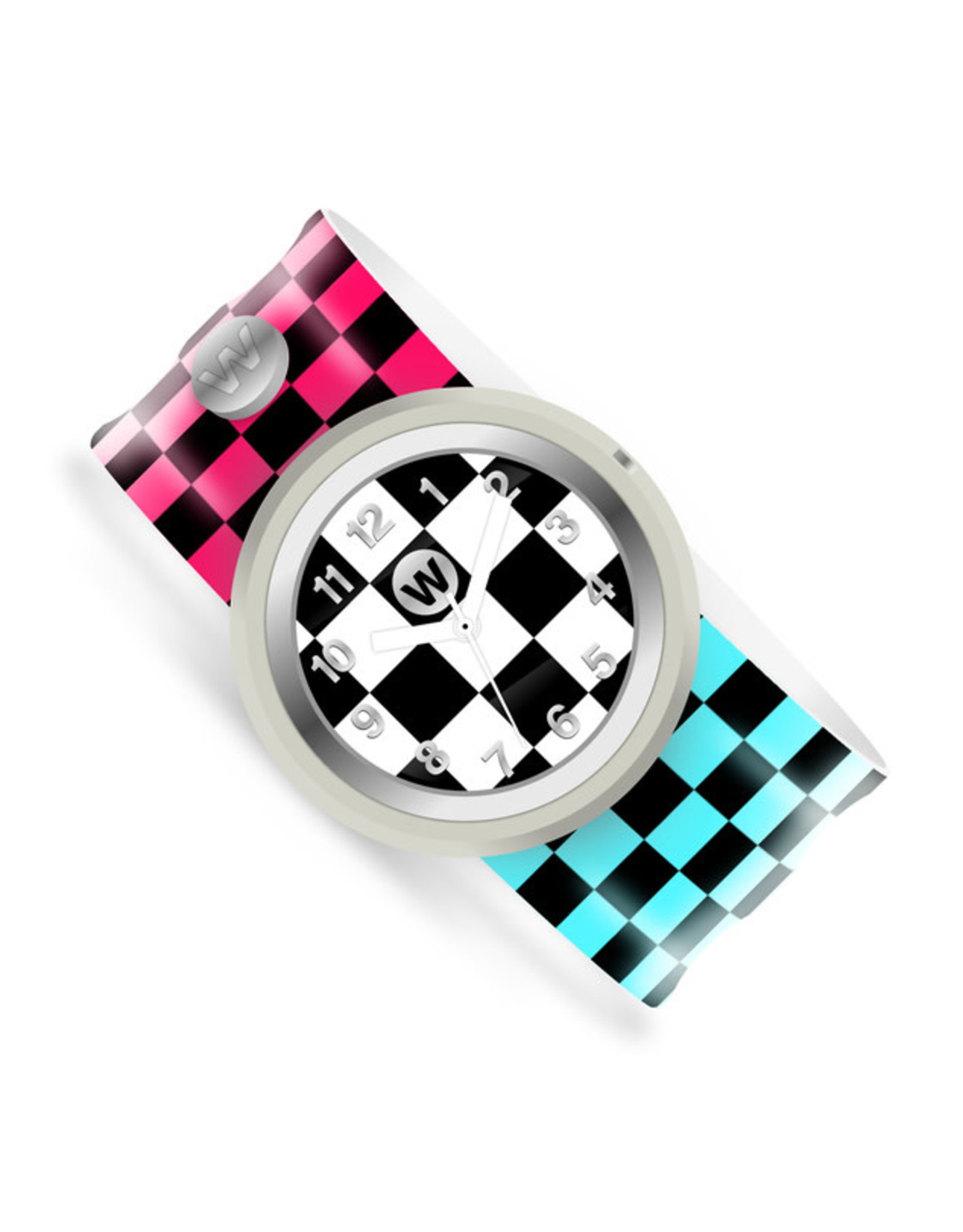 Watchitude Watchitude Checkered Flag Slap Watch