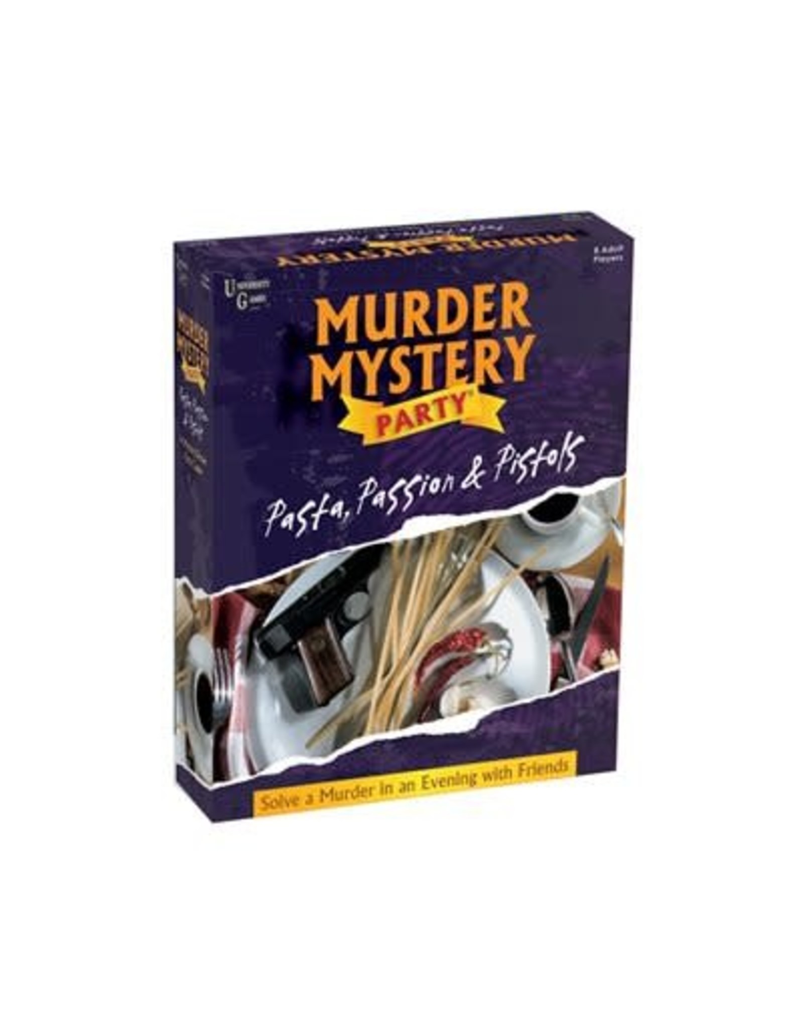 University Games Murder Mystery Party: Pasta, Passion & Pistols