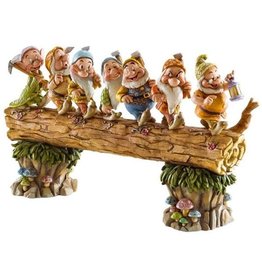 Jim Shore Seven Dwarfs (on a log)