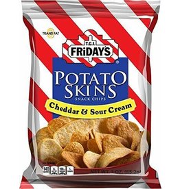 TGI Friday's Potato Skins - Cheddar Sour Cream Chips 3oz