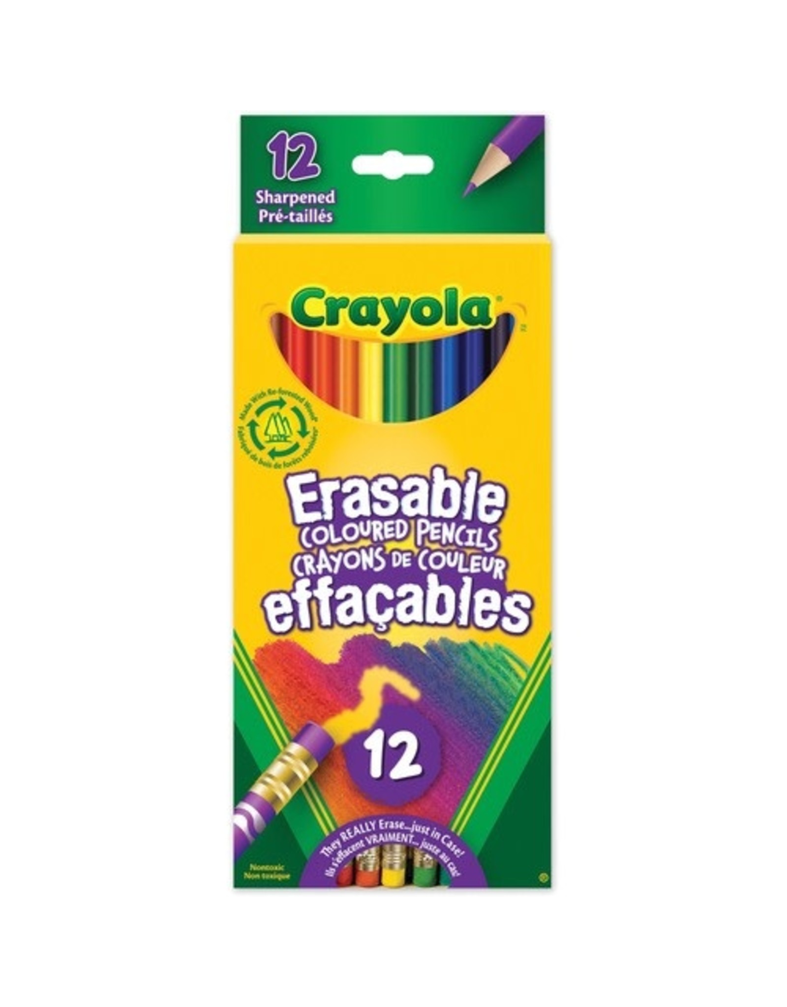 Crayola Erasable Coloured Pencils 12 Pack