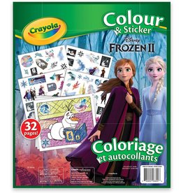 Crayola Frozen 2 Colouring & Sticker Book