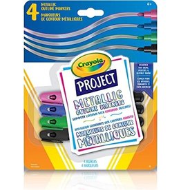 Crayola Metallic Outline Markers 4 Pack