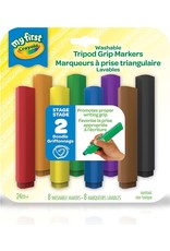 Crayola Crayola Tripod Grip Washable Markers 8 Pack