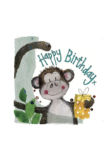 Alex Clark Art Monkey & Gift Birthday Card