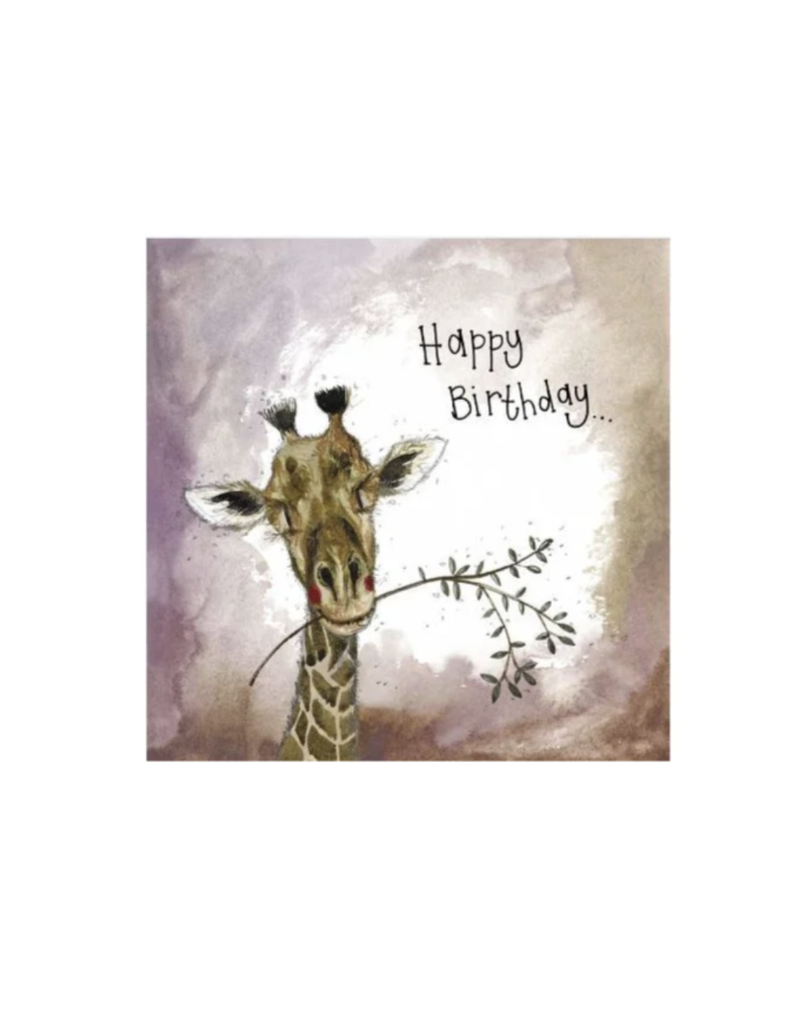 Alex Clark Art Sunshine Giraffe Birthday Card