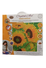 D.I.Y Crystal Art Kit Crystal Art Medium Framed Kit - Sunflower Joy