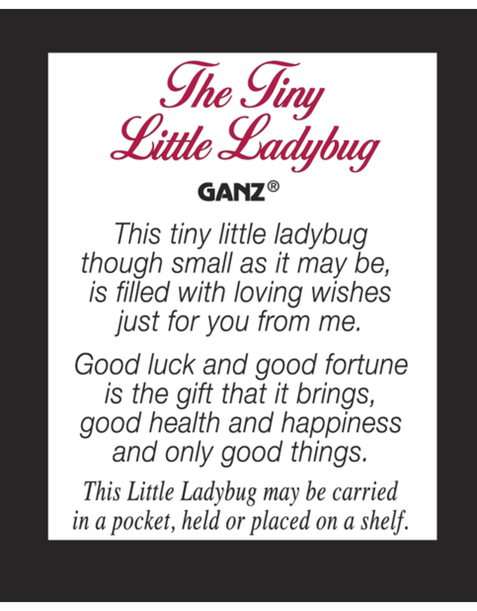 Ganz Tiny Little Ladybug Charms