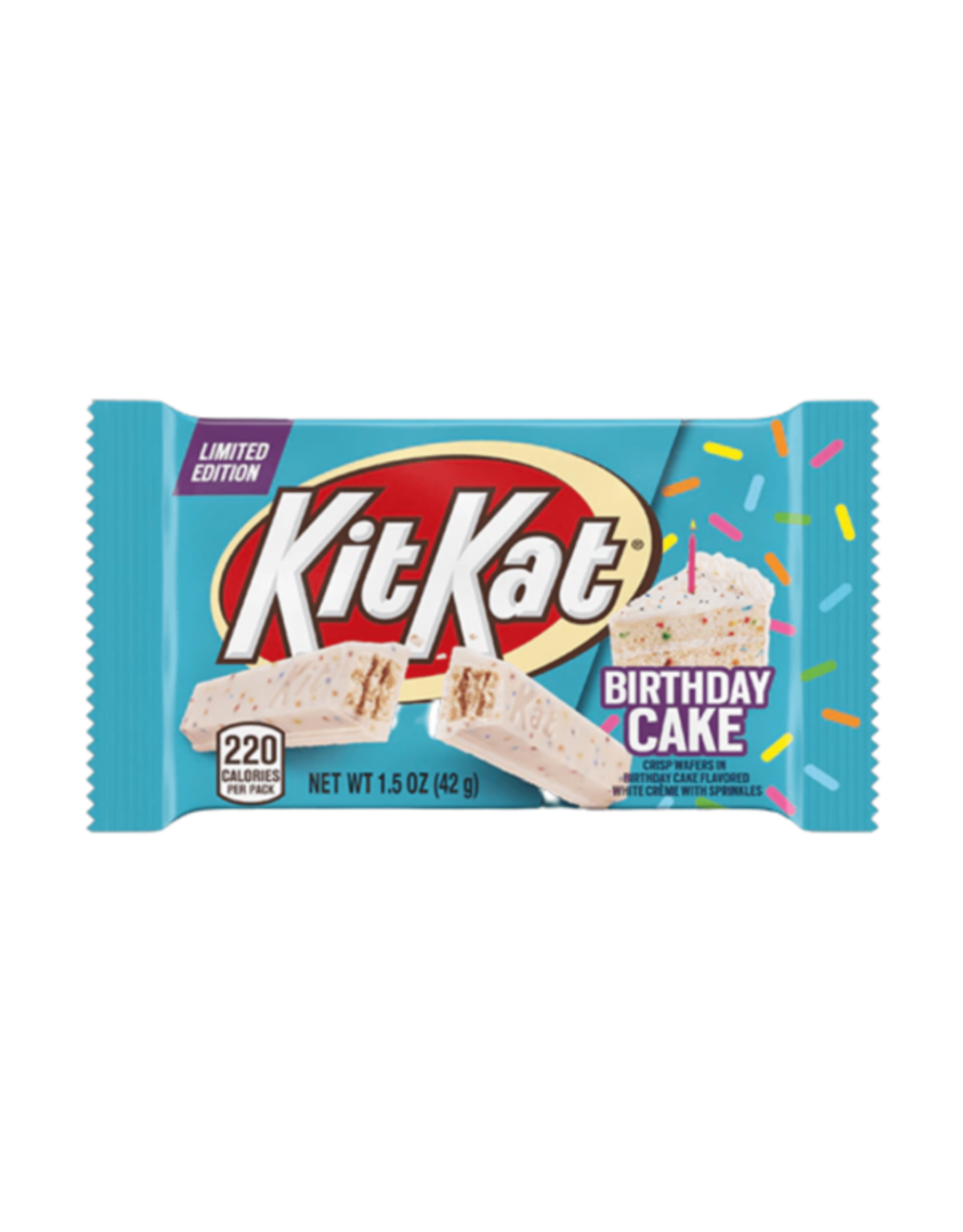 Kit Kat Birthday Cake White Creme w/Sprinkles Bar