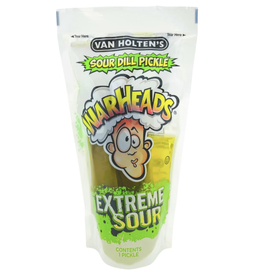 Van Holten's Warheads Sour Jumbo Pickles In A Pouch