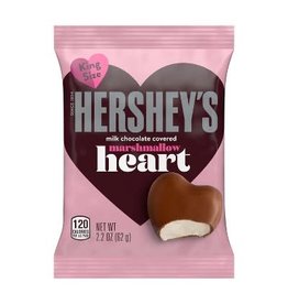 Hershey Valentine Chocolate Covered Marsh Hearts