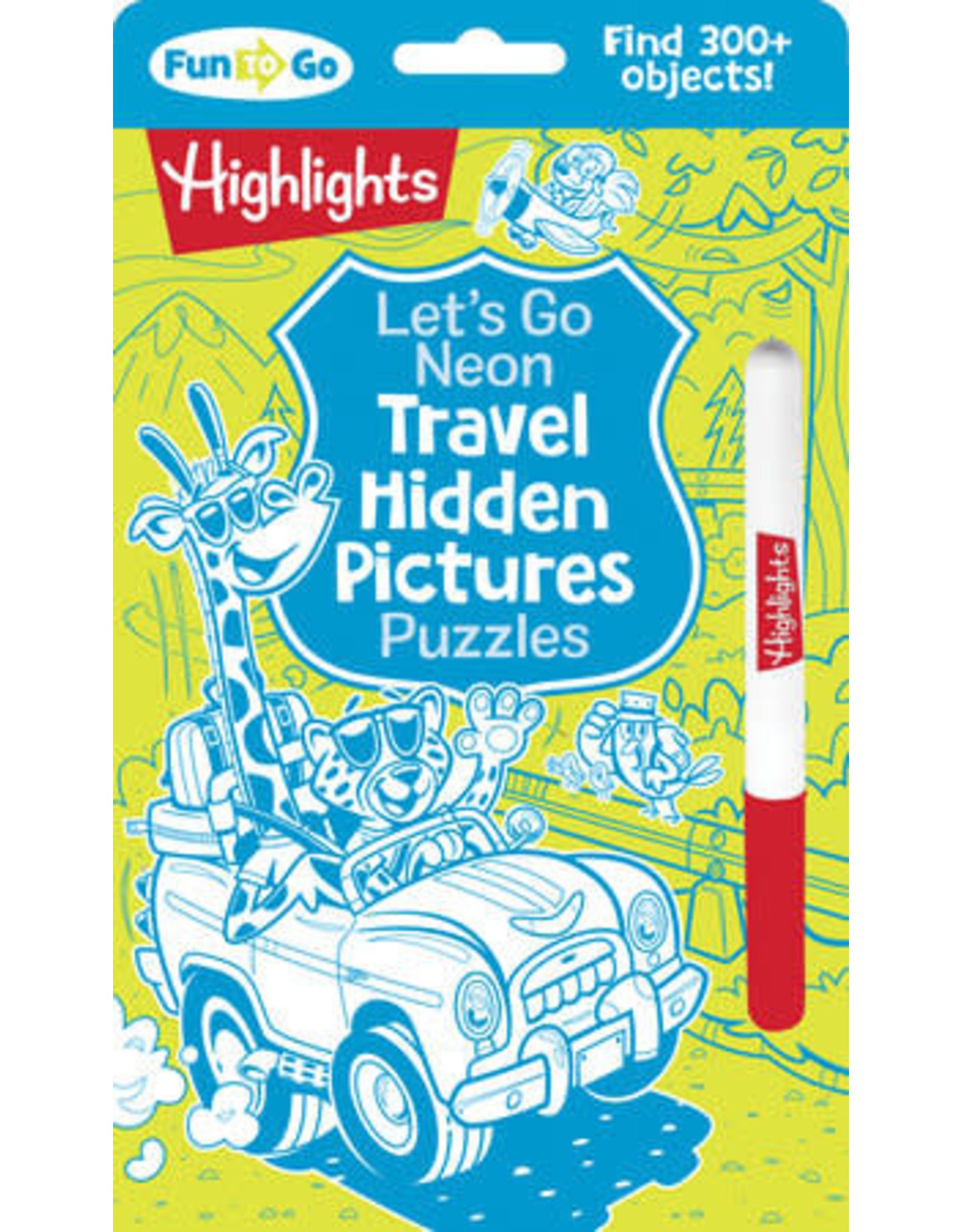 Highlights Highlights Let's Go Neon Travel Hidden Pictures Puzzles