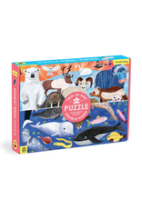 Mudpuppy Arctic Above & Below 100 Piece Double-Sided Puzzle