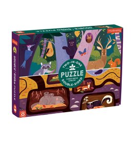 Mudpuppy Forest Above & Below 100 Piece Double-Sided Puzzle