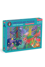 Mudpuppy Forest Day & Night 75 Piece Lenticular Puzzle
