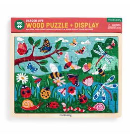 Mudpuppy Garden Life 100 Piece Wood Puzzle