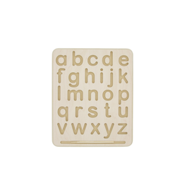 Begin Again Wooden Tracing Board - Lowercase letters